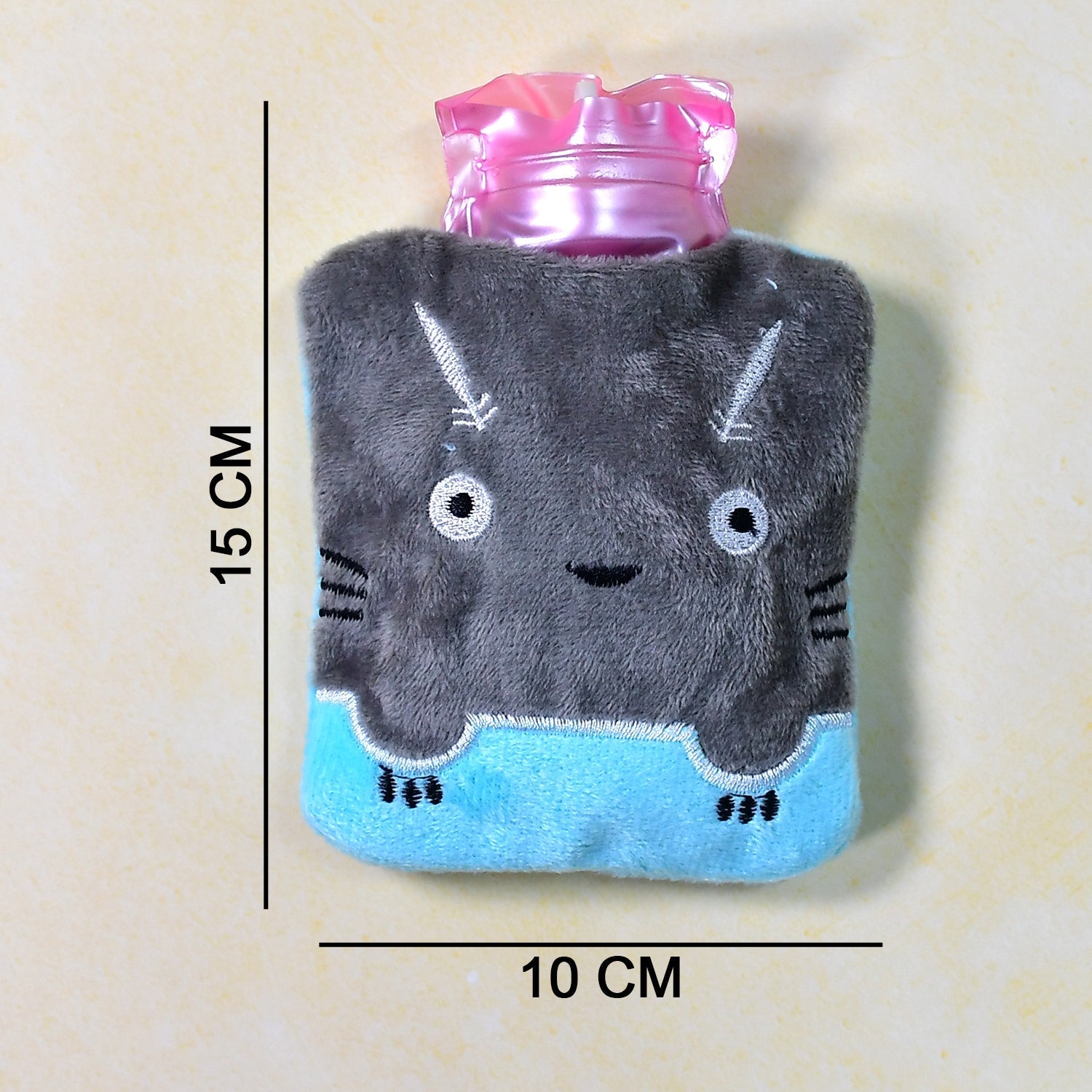 6528 Grey Cat Print small Hot Water Bag with Cover for Pain Relief, Neck, Shoulder Pain and Hand, Feet Warmer, Menstrual Cramps. 6528 Grey Cat Print small Hot Water Bag with Cover for Pain Relief, Neck, Shoulder Pain and Hand, Feet Warmer, Menstrual Cramps.